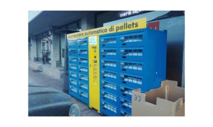 A Grand Chemin di Saint-Christophe il distributore automatico di pellet