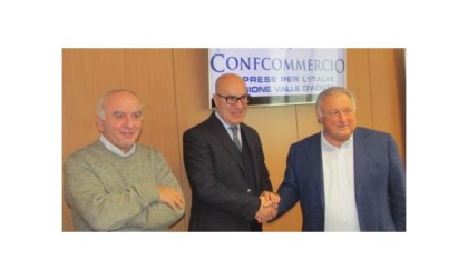 Pietro Ostuni ha salutato i vertici di Confcommercio