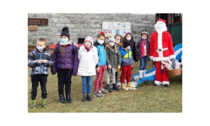 Babbo Natale ha fatto visita ai bimbi di Bionaz e Oyace