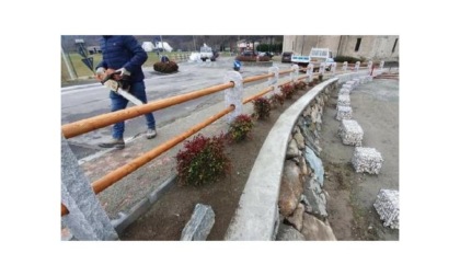 Tavagnasco, completato il marciapiede ciclopedonale che collega il centro del paese con l’area del cimitero