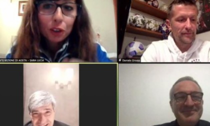 La sezione aia di aosta in videoconferenza con daniele orsato