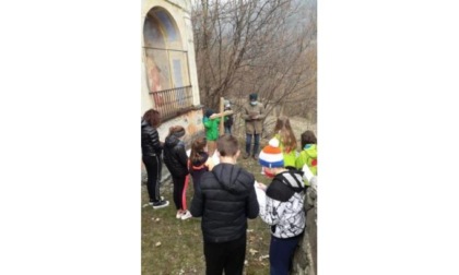 Via Crucis con bimbi e ragazzi al santuario di Vourry a Gaby