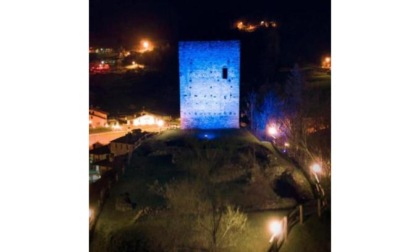 Consapevolezza sull’autismo, la torre di Gignod diventa blu