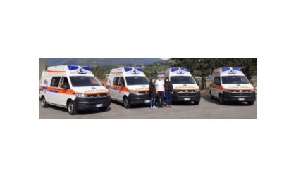 Quattro NUOVE AMBULANZE SONO STATE CONSEGNATE AL 118 DELLA VALLE D’AOSTA