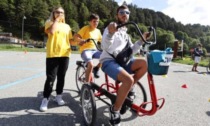 «diverse bici», un pomeriggio al laghetto di brusson