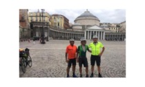 Finito il giro d’Italia in bicicletta di Maurizio Pitti e Marco Dalbard di Donnas e Franco Morgani di Quincinetto