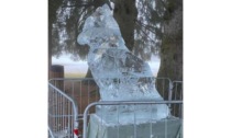 A Gressoney-Saint-Jean una passeggiata tra le sculture di ghiaccio Le opere rimarranno esposte fino alla fine del mese di gennaio