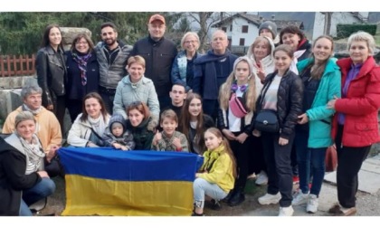Issime ha accolto un gruppo di quindici ucraini
