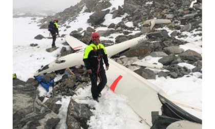 Un aliante a motore precipita sul Monte Rosa, morto il pilota tedesco