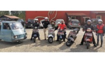 Vespa Club Saint-Vincent, prima gita di stagione al Castello di Masino