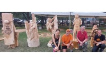 Le sculture con la motosega degli sport popolari abbelliranno il territorio comunale di Montjovet