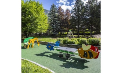 Un bel restyling per il Parco Bollino Più spazi per i bimbi a Courmayeur