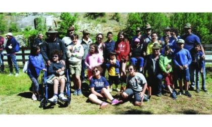 Una bella giornata con gli alpini di Saint-Pierre per i giovani affetti dalla sindrome di Kabuki