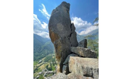 Si inaugurano domenica le vie di arrampicata attrezzate sul monolito del Pirubeck a Issime