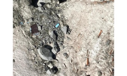 Una frana ha distrutto il bivacco Alberico-Borgna sul Monte Bianco
