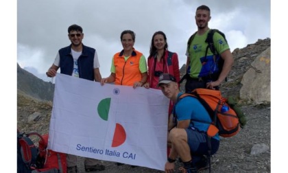 Al Col de Nannaz con il Cai Verrès per promuovere il Sentiero Italia