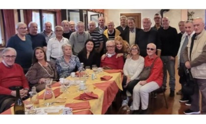 Il Ristorante La Maiola di Carema ha ospitato una cena conviviale degli ex dipendenti della Comit