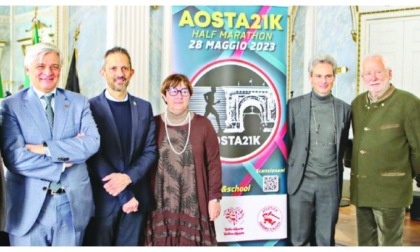 PRESENTATA LA MEZZA MARATONA DI AOSTA DI FINE MAGGIO