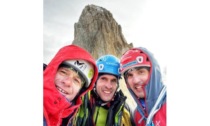 L’avvventura in Patagonia della guida alpina di Cervinia Francesco Ratti con Alessandro Baù e Claudio Migliorini inizia dal Pilar Rojo sull’Aguja Mermoz