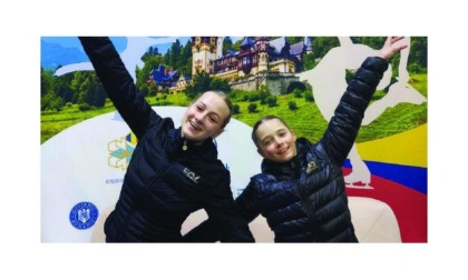 Pattinaggio, trasferta in Romania per lo Skating con Zoe Mosca Barberis ed Emilie Tussidor