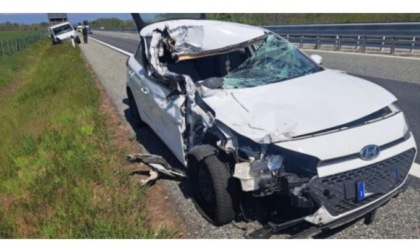 Valdostano ferito in un incidente sull’autostrada A5 a Volpiano