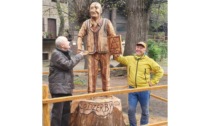 A Machaby una scultura dedicata a Cesarino Bonin