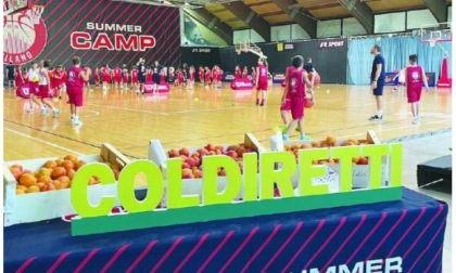 Merende Coldiretti al summer camp dell’Olimpia Milano