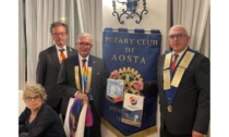 Roberto Lucarelli in visita al Rotary Club di Aosta governatore della Valle d’Aosta e dell’alto Piemonte