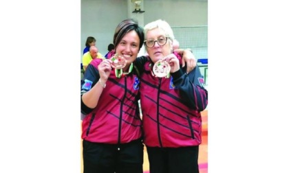 Katia Cuaz e Anna Gonthier bronzo a Genova nella B tricolore a coppie