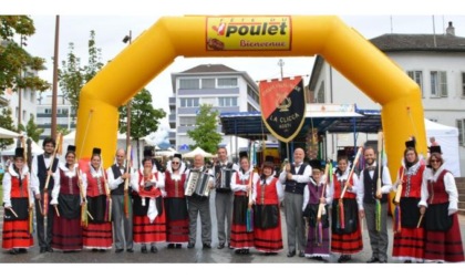 La Clicca de Saint-Martin-de-Corléans a “La Fête du Poulet” in Svizzera