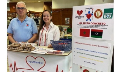 Raccolta fondi di Les Amis du Coeur: defibrillatori e aiuti a Marocco e Libia