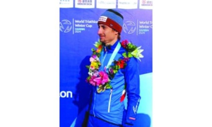 Winter triathlon, Alessandro Saravalle primo anche in Coppa del Mondo in Cina