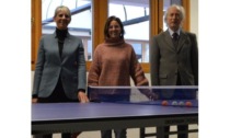 Alle scuole medie di Courmayeur e Morgex durante l’intervallo si gioca a ping pong