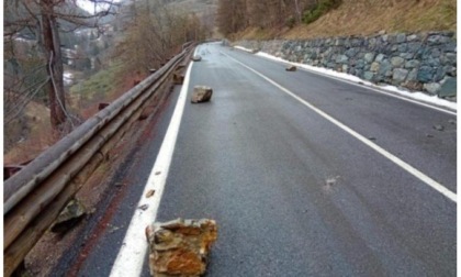 Riaperto il tratto di Statale 27 chiuso per la frana