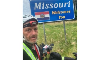 “Coast to coast” degli Usa in bici Maurizio Pitti è a oltre metà gara