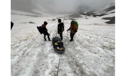 Escursionista francese soccorsa al Col de la Seigne