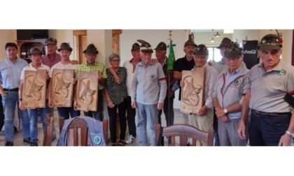 Pranzo sociale degli alpini domenica scorsa a Gressan Sono stati premiati i protagonisti delle Alpiniadi di sci