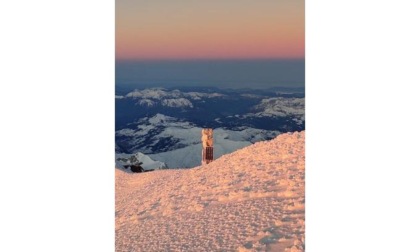 Sul Monte Bianco temperatura per 33 ore di fila sopra lo zero