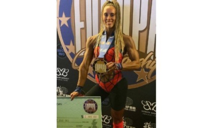 “Wonder Woman” Martina Bianchini: seconda a Londra nella gara di bodybuilding “The Europa Pro”