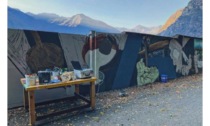 Arnad festeggia il Patrono San Martino con un nuovo murales lungo 150 metri