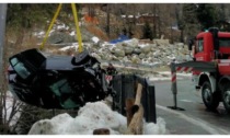 Automobile precipita nel torrente rutor a La Thuile, salve le persone a bordo